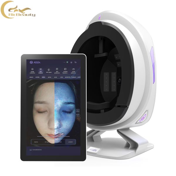 

aisia comprehensive scanner 8 spectrum diagnostic 3d face skin analyzer
