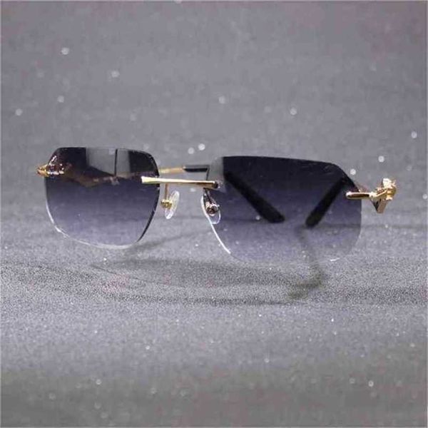 

designer men's and women's beach couple sunglasses 20% off panther for men women frame decoration accessories fashion show eyewear, White;black