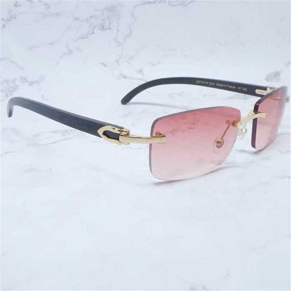 

luxury designer sunglasses 20% off vintage rimless wood sunglass men women eyeglasses for driving buffalo horn shades eyewearkajia, White;black