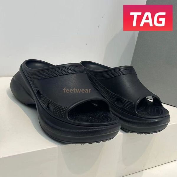 

balencigas3 balencaigaity fashion paris slippers shoes paris croc pool slide sandals green black white pink yellow women men platfor