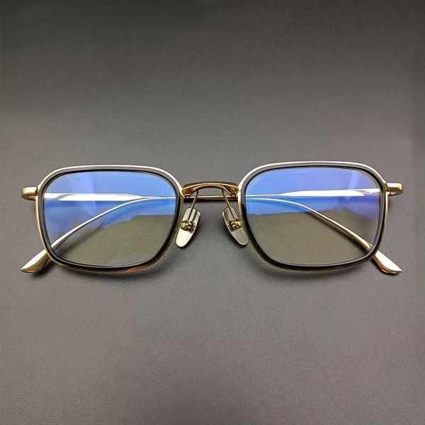 

luxury designer new men's and women's sunglasses 20% off ni yongxiao's glasses frame of the same type wu zhenyu square pure t, White;black