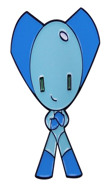 

other fashion accessories scifi cartoon blue robot boy enamel pin backpack pins badge brooch jewelry gifts9235499, Silver
