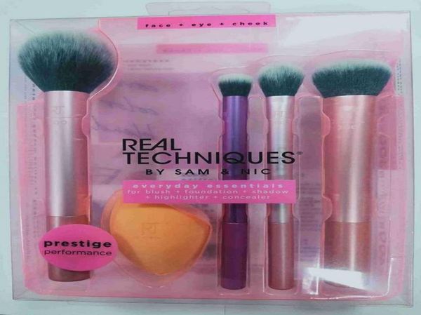 

4 pieces set powder puff brush makeup brushes the fan brush makeup tools 8763554