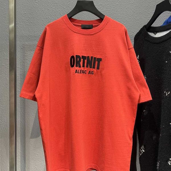 

80% off factory outlet online high version tide family fortress night woven dyed pure cotton material thick and soft lovers' same t-shi, White;black