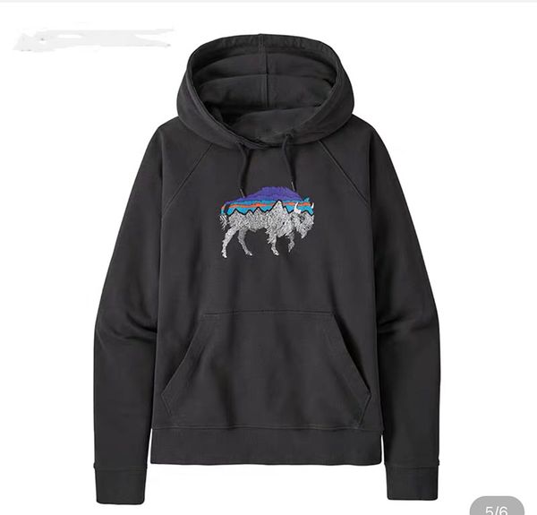 

promotion price patamen's women's sweatshirt spring autumn winter sweatshirts letter o-neck loose casual sweater long sleeve 300g, Black