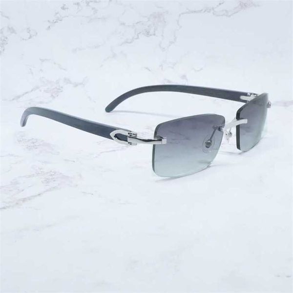 

30% off luxury designer new men's and women's sunglasses 20% off buffalo horn rimless square white black buffs glasses eyewear gaf