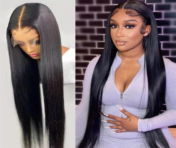 

princess hair 13x4 straight lace front wig black colored wigs for women2532206
