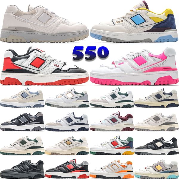 

550 550s men women running shoes new b550 designer marquette white surf varsity orange navy team red outdoor sports sneakers size 36-45