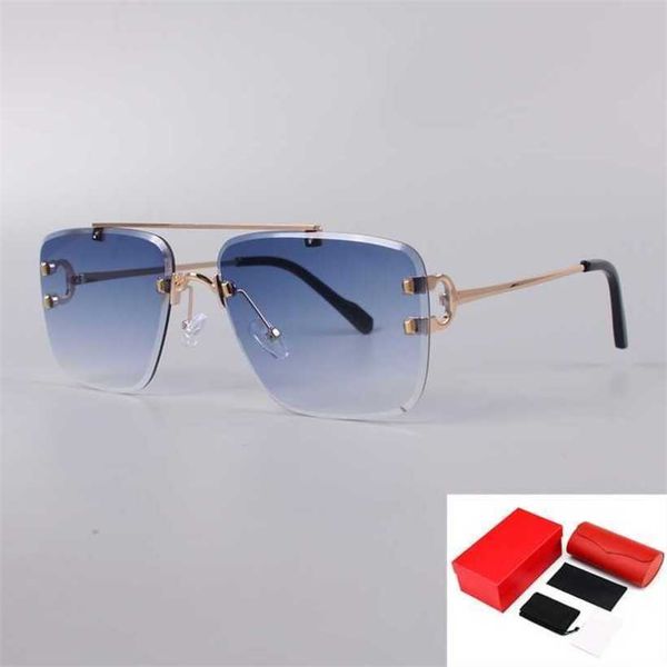 

20% off luxury designer new men's and women's sunglasses 20% off wire diamond cut men tones for women vintage glasses, White;black