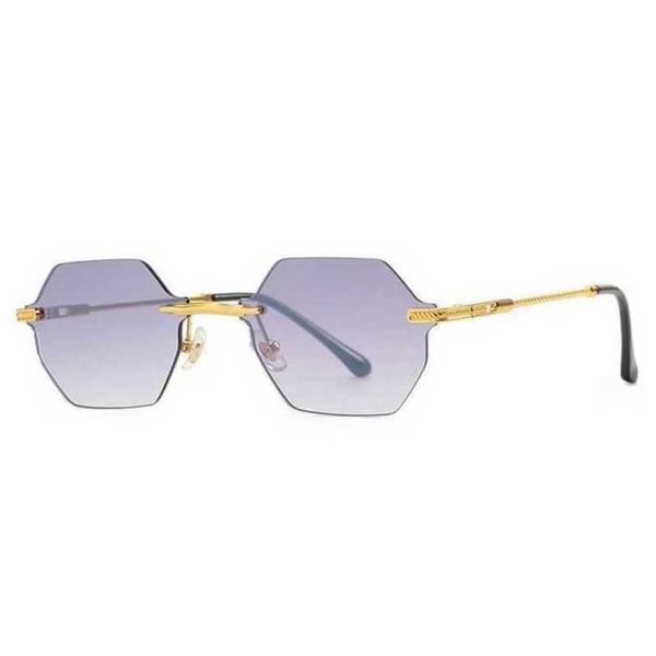 

30% off luxury designer new men's and women's sunglasses 20% off film frameless women ins net red street shooting personalized men, White;black