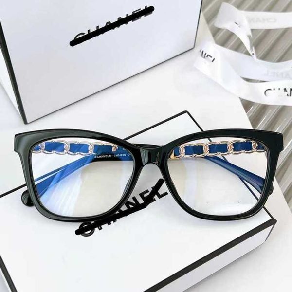 

30% off luxury designer new men's and women's sunglasses 20% off grandma xiang's light glasses frame ch3429 mesh red the same, White;black