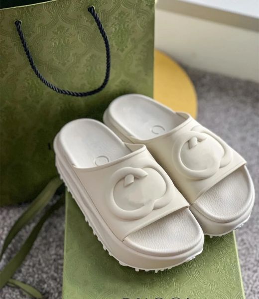 

paris slippers eva soft sandals women 2023 summer thick soled luxury brands designer shoe double home shoes non-slip beach slides g aax, Black