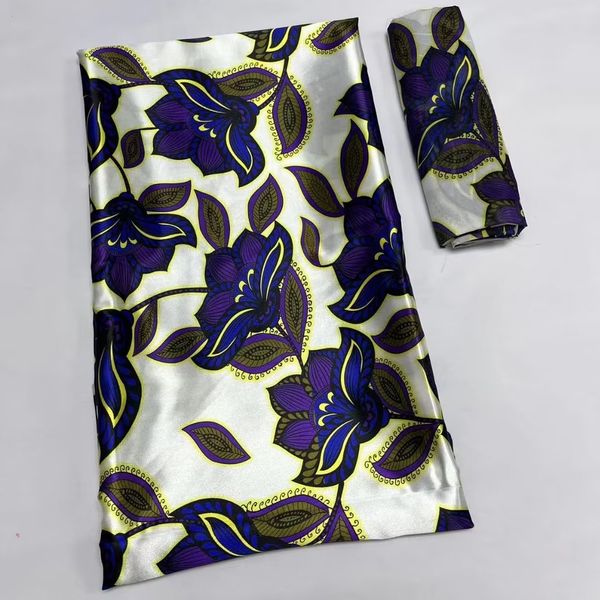 

beautiful colorful korea fabric chiffon silk material printed flower african soft satin lace for dressing ls1,4yards and 2yards., Black;white
