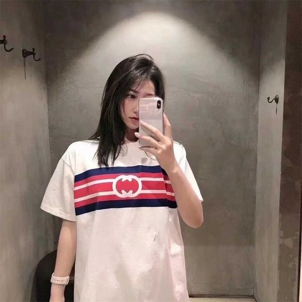 

80% off factory outlet online fashion family classic style interlock double stripe print screen red same men's and women's short-s, White;black