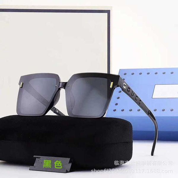 

50% off luxury designer new men's and women's sunglasses 20% off little bee 3216 couple style fashion large frame net red ink glas, White;black