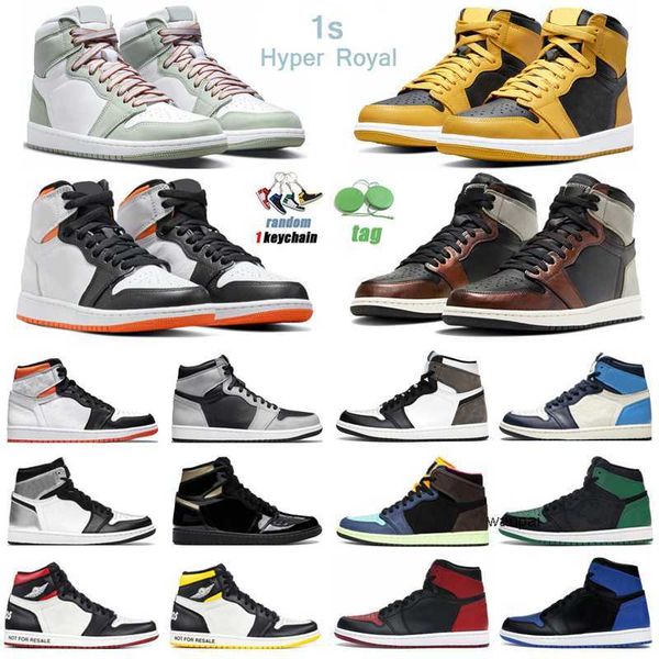 

r 1s hyper royal high og basketball shoes men women 1 seafoam pollen military blue electro orange dark mocha mens trainers sport og designer