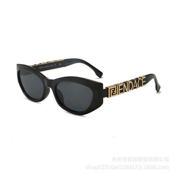 

20% off luxury designer new men's and women's sunglasses 20% off metal decorative cat's eye advanced sense ins sunscreen fash, White;black