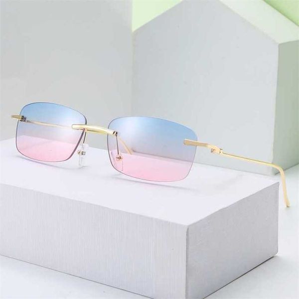 

30% off luxury designer new men's and women's sunglasses 20% off retro men fashion women rimless glasses wholesale eyewear frame g, White;black