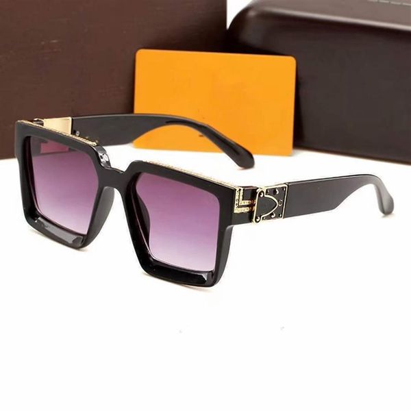 

2021 luxury sunglasses for men and women universal classic fashion square frame summer sunglasses designer whole h276q, White;black