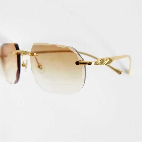 

20% off luxury designer new men's and women's sunglasses 20% off vintage men diamond cut rimless glasses fashion stylish decoratio, White;black