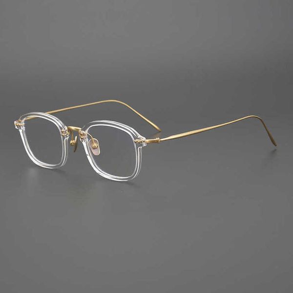 

30% off luxury designer new men's and women's sunglasses 20% off handmade ultra-light male plate frame small box can be matched wi, White;black