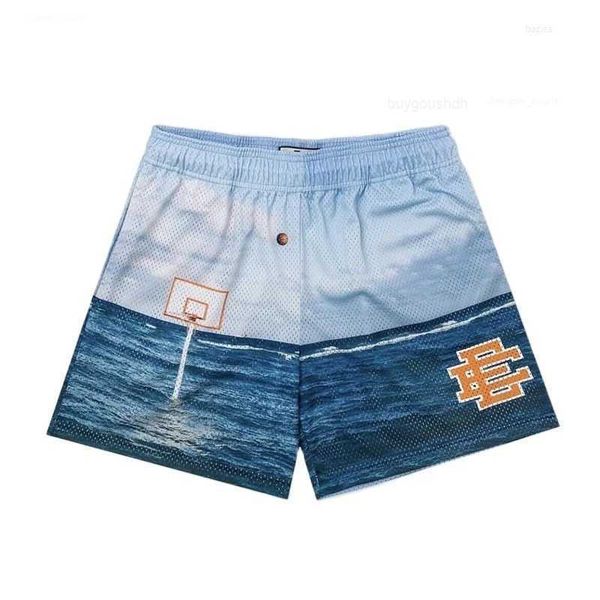 

new men's casual shorts summer new running fitness fast-drying trend short pants loose basketball training pants, White;black