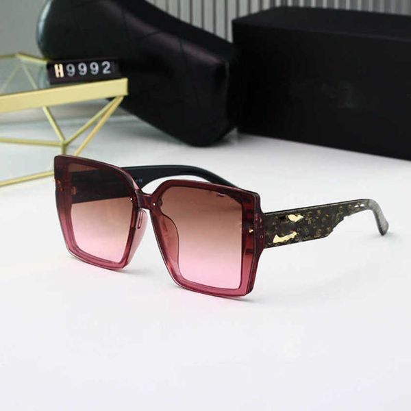 

luxury designer new sunglasses large frame personalized style sun shade female advanced sense small, White;black