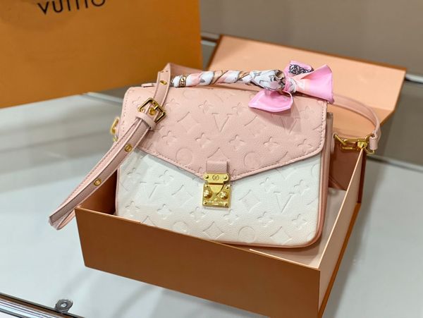 

2023 new style tote bag genuine leather embossing design messenger bag clutch handbag luxury brand designer bag shoulder bag evening bags wa