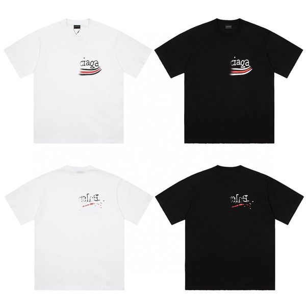 

2023 paris mens t shirts europe france luxury letter graphic printing logo fashion mens leave me alone short sleeve tshirt women 2b clothes, White;black