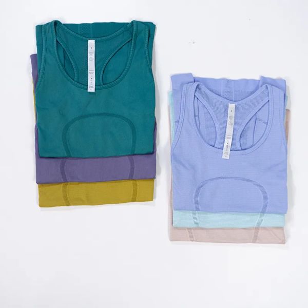 

lulus ribbed slim fit gym fitness workout tank women racerback sport training vest sleeveless shirts with built in bra 2023ss leisure trend9