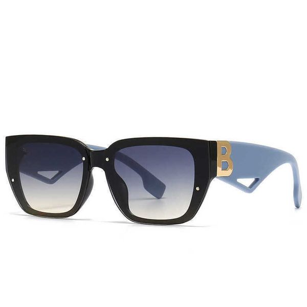 

50% off luxury designer new men's and women's sunglasses 20% off 2226 fashion sunscreen sunshade trend advanced sense popular wome, White;black