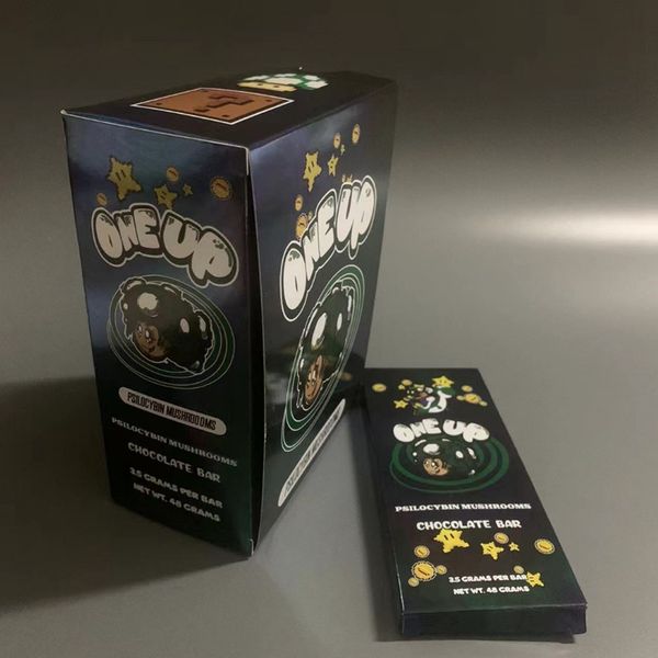 

100pcs one up chocolate packaging boxes milk chocolate packing boxes raspberry dark chocolate wrapper mushroom bar 3.5g oneup packaging pack