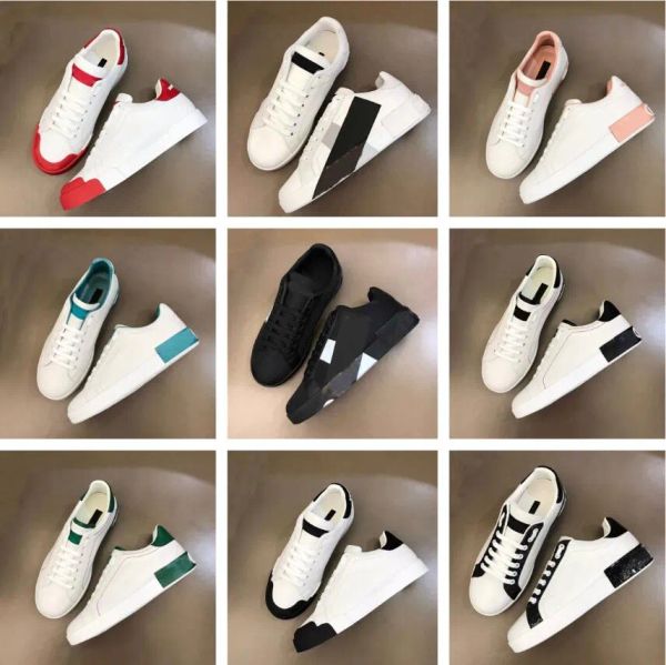 

with box popular 23s/s nappa leather sneakers shoes men comfort white black calfskin skateboard walking men technical man discount footw vkq