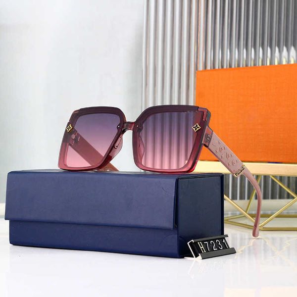 

luxury designer new men's and women's sunglasses 20% off four grass ins fashion box slim resistant women, White;black