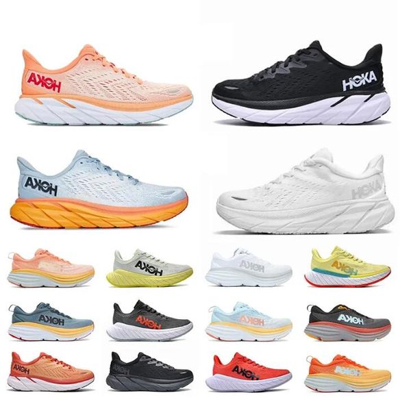 

hokas one bondi 8 clifton bondi running shoes men ultralight midsole platform black shoe accepted shock absorption highway climbing designer