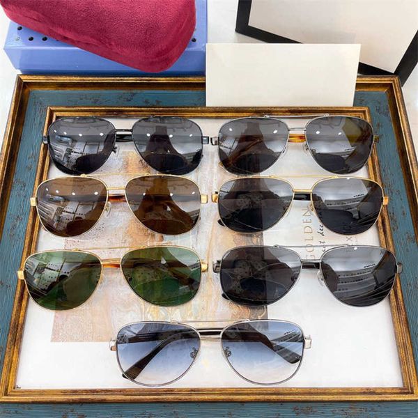 

luxury designer new men's and women's sunglasses 20% off gjiains celebrity of the same style personality toads pilot male gg0528, White;black
