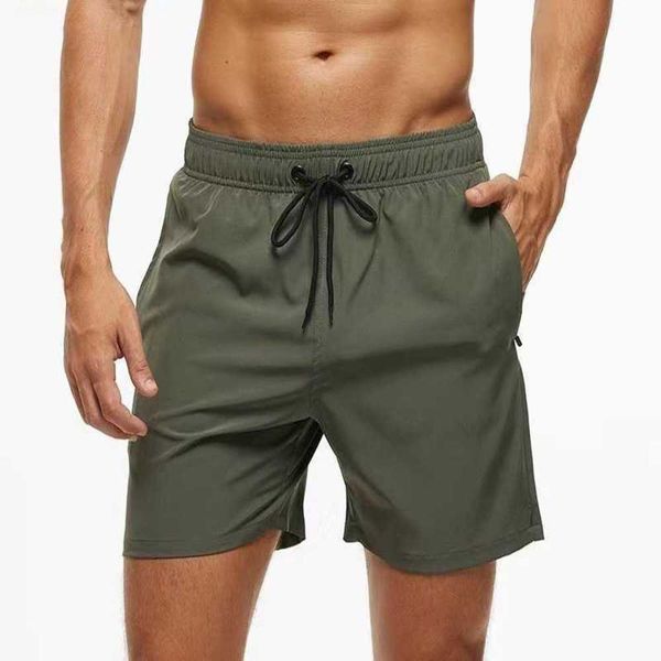 

men's shorts featuring 2023 men's casual quick drying beach shorts with pocket drawstring vacation swimming trunks, White;black