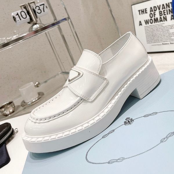 

luxury womens shoes designer womens outdoor indoor womens casual shoes plat form runners leather shoes loafers p platform shoes loafers foam, Black