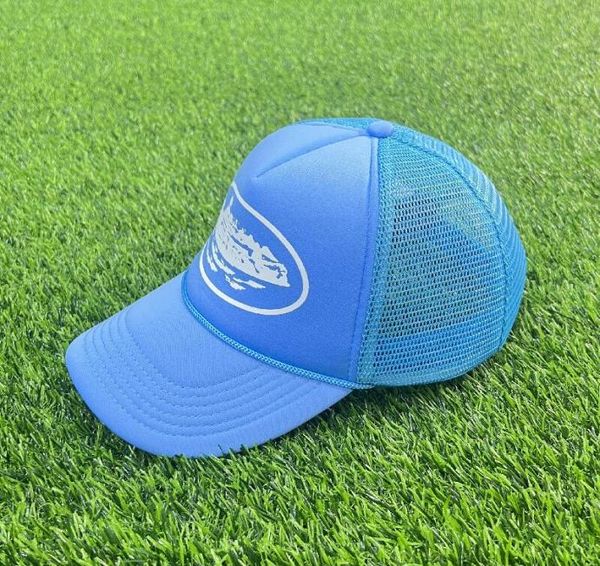 

latest color trucker hat ship printed ball caps sunscreen hats fashion hip hop hat2021061, Blue;gray