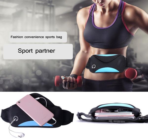 

running pocket mini close fitting waistpacks antitheft phone running belt waterproof tactical invisible sports running bags phone9088877
