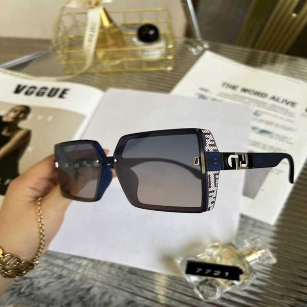 

30% off luxury designer new men's and women's sunglasses 20% off box type polarized high definition for women anti-ultraviolet, White;black