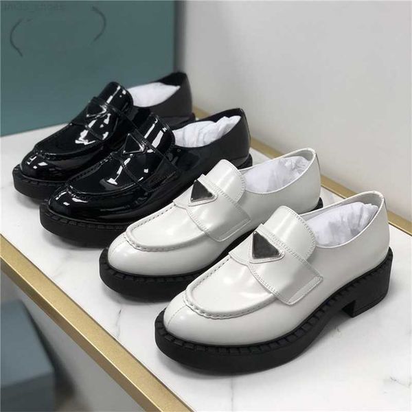 

designer women casual shoes monolith p triangle loafers luxury black cloudbust genuine leather shoes increase platform sneakers classic prad
