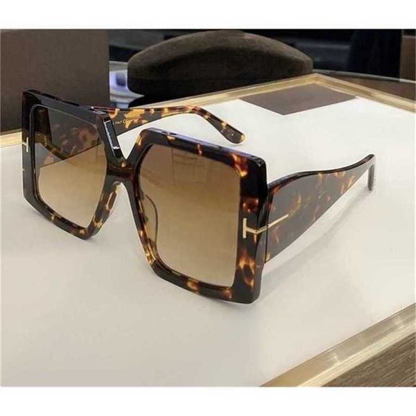 

40% off luxury designer new men's and women's sunglasses 20% off square oversized ft0790 fashion women men brand female male retro, White;black