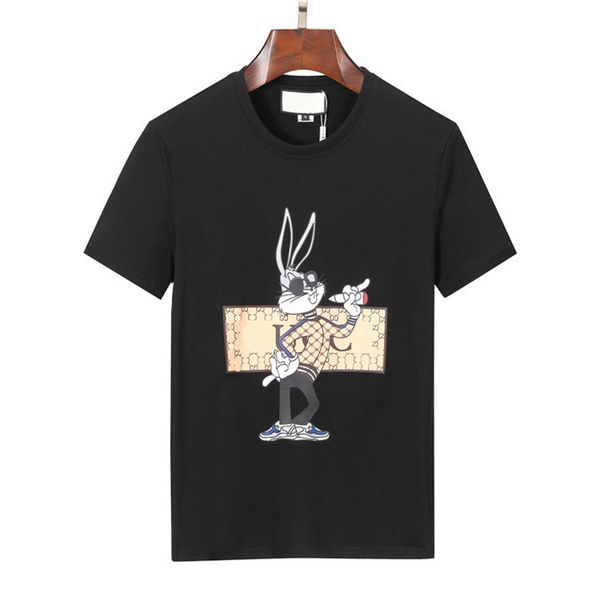 

men's t-shirt t shirt slim fit short sleeve cotton breathable tee r luxury letters print shirts 2023 spring summer high street casual m, White;black