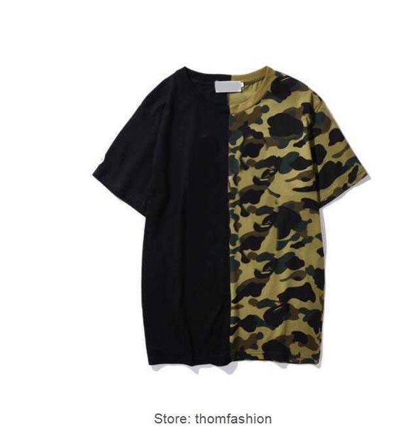 

a 2023 mens apes t-shirt designers summer crewneck shirt fashion brand camouflages shark mens tshirt, White;black