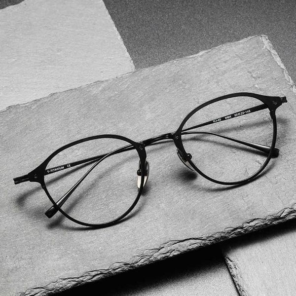 

luxury designer fashion sunglasses 20% off japanese gold glasses the same kj-40 can be equipped with a short-sighted elliptical pure titaniu, White;black