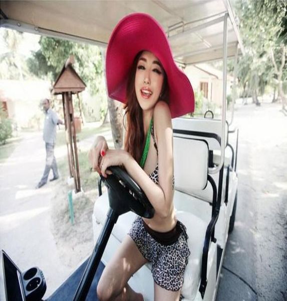 

2017 fashion folding empty sun hat for women sun caps summer beach straw hats multicolor beach cap8989859, Blue;gray