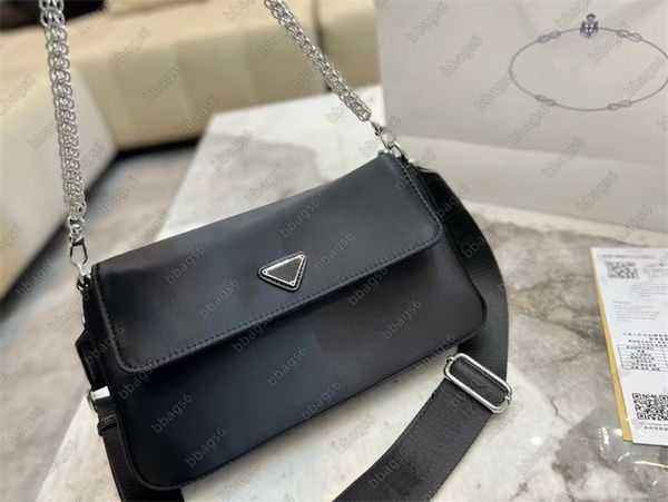 

evening bags luxury brand designer shoulder bags women messenger bag internet celebrity same style nylon chain crossbody for lady waterproof