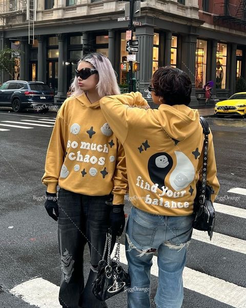 

women's hoodies sweatshirts letter print hoodies women vintage oversized hoodie sweatshirt harajuku clothes y2k streetwear goth women 2, Black