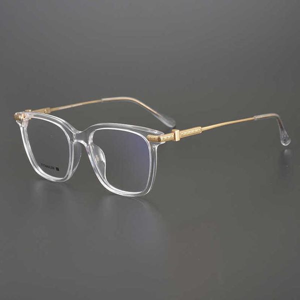 

30% off luxury designer new men's and women's sunglasses 20% off japanese-style ins style transparent hand-made fashionable gold p, White;black